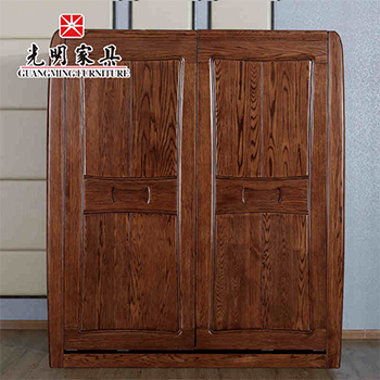 【光明家具】臥室實木家具橡木移門衣柜808-L2114-206 【光明家具】臥室實木家具橡木移門衣柜808-L2114-206