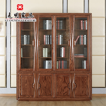 【光明家具】紅橡木實木家具組合書櫥書架808-6312-103/148/193 【光明家具】紅橡木實木家具組合書櫥書架808-6312-103/148/193