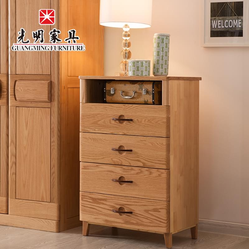 【光明家具】 北歐簡(jiǎn)約紅橡四斗柜屜柜儲(chǔ)物柜 紅橡木原木色收納柜 WX3-4701-72 【光明家具】 北歐簡(jiǎn)約紅橡四斗柜屜柜儲(chǔ)物柜 紅橡木原木色收納柜 WX3-4701-72
