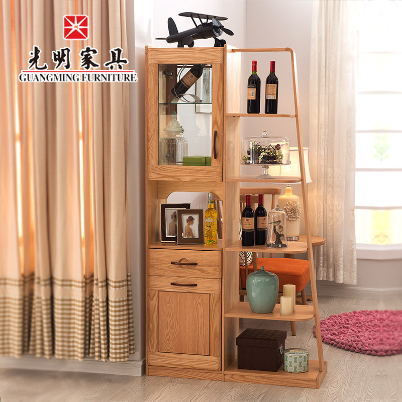 【光明家具】門廳柜玄關柜 全實木隔斷柜酒柜 鞋柜 北歐簡約原木色廳柜 WX3-3611-105 【光明家具】門廳柜玄關柜 全實木隔斷柜酒柜 鞋柜 北歐簡約原木色廳柜 WX3-3611-105