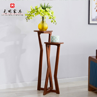 【光明家具】榆木花架 圓形木質花架 858-3101-57 【光明家具】榆木花架 圓形木質花架 858-3101-57