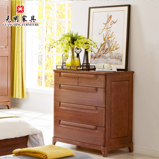 【光明家具】全實木簡約抽屜柜儲物柜 斗柜 858-47014A-84 【光明家具】全實木簡約抽屜柜儲物柜 斗柜 858-47014A-84