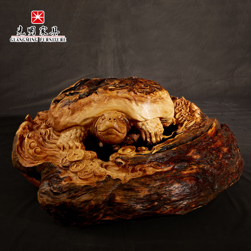 【光明家具】紅松沉香木根藝手工雕刻擺件-歸心似箭 【光明家具】紅松沉香木根藝手工雕刻擺件-歸心似箭