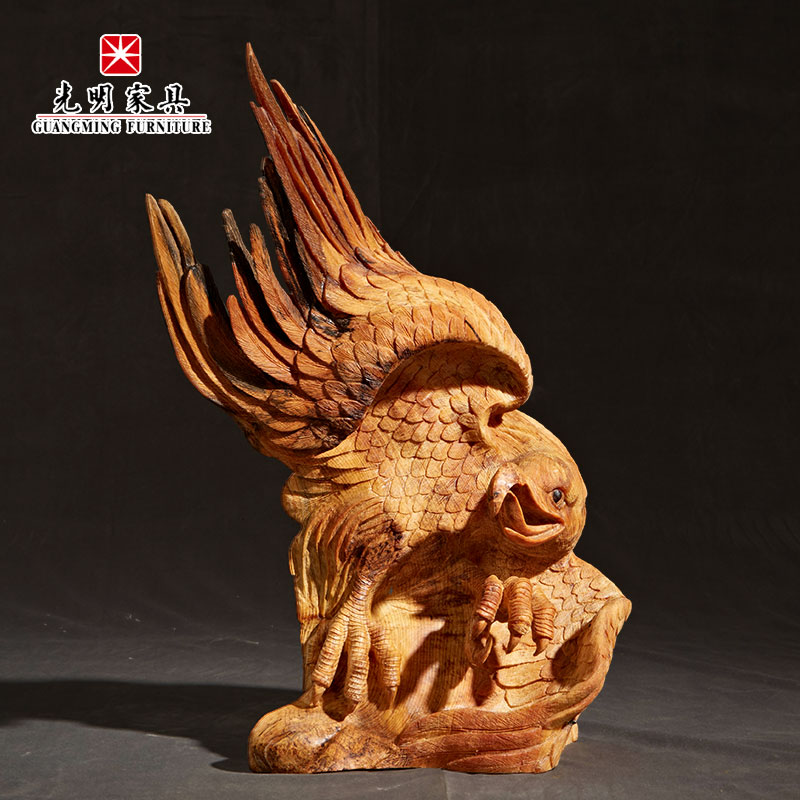 【光明家具】紅松沉香木根藝手工雕刻擺件-大展宏圖 【光明家具】紅松沉香木根藝手工雕刻擺件-大展宏圖