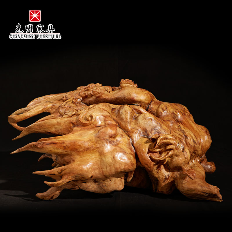 【光明家具】紅松沉香木根藝手工雕刻擺件-佛手 【光明家具】紅松沉香木根藝手工雕刻擺件-佛手