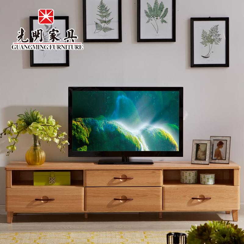 【光明家具】北歐簡約風紅橡木電視柜組合 多功能儲物柜 原木色收納柜 WX3-2701-197 【光明家具】北歐簡約風紅橡木電視柜組合 多功能儲物柜 原木色收納柜 WX3-2701-197