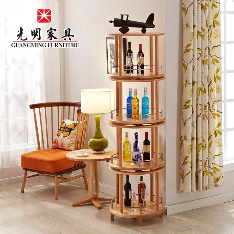【光明家具】進口紅橡木酒架 實木酒架 落地紅酒酒架 北歐簡約原木色酒架 WX3-3301 【光明家具】進口紅橡木酒架 實木酒架 落地紅酒酒架 北歐簡約原木色酒架 WX3-3301