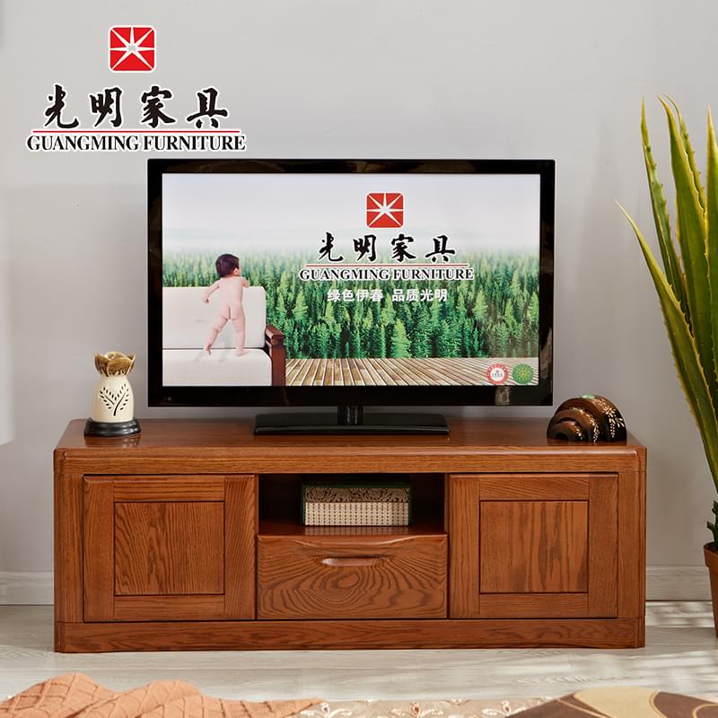 【光明家具】實木客廳電視柜 北美紅橡木地柜電視柜 GY89-2771-140 【光明家具】實木客廳電視柜 北美紅橡木地柜電視柜 GY89-2771-140