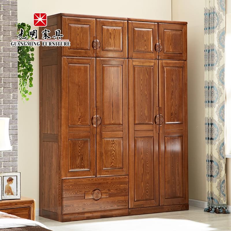 【光明家具】水曲柳全實木衣柜 新古典臥室家具 二門整體衣櫥衣柜 398-2351-91 398-2352-91 【光明家具】水曲柳全實木衣柜 新古典臥室家具 二門整體衣櫥衣柜 398-2351-91 398-2352-91