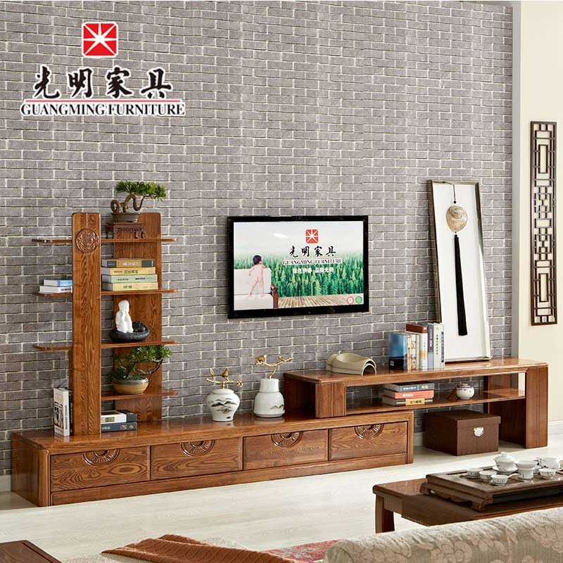 【光明家具】全實木客廳電視柜 新古典水曲柳地柜 簡約電視柜 398-3656-310 【光明家具】全實木客廳電視柜 新古典水曲柳地柜 簡約電視柜 398-3656-310