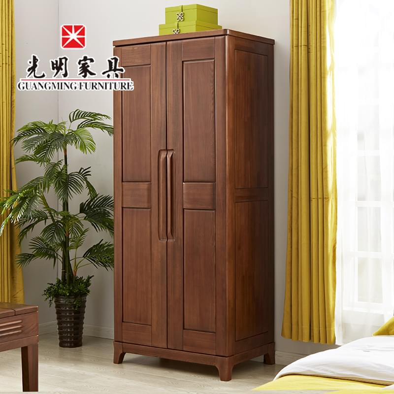【光明家具】 實木衣柜 二門衣柜 榆木衣柜 二門衣柜立柜 858-2103-93 【光明家具】 實木衣柜 二門衣柜 榆木衣柜 二門衣柜立柜 858-2103-93