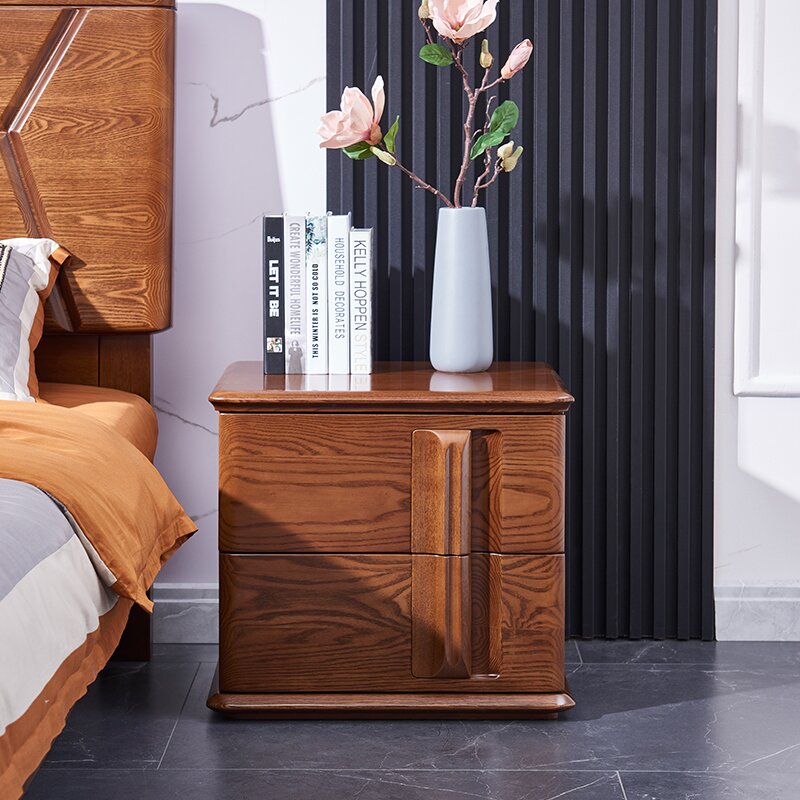 【光明家具】水曲柳實木床頭柜光明德熠系列898G-1402-52 【光明家具】水曲柳實木床頭柜光明德熠系列898G-1402-52