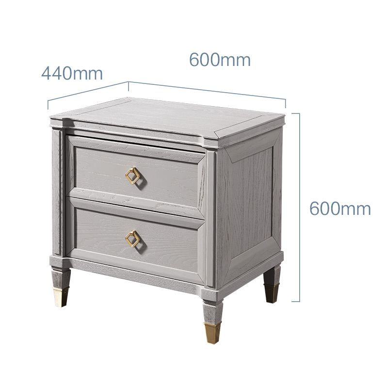 【光明家具】輕奢風格168-14759-60床頭柜 【光明家具】輕奢風格168-14759-60床頭柜