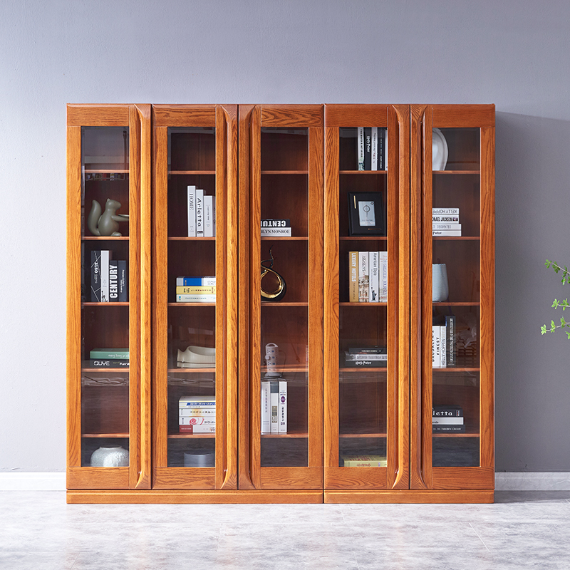 【光明家具】實木書柜 北美紅橡木書柜 多門書柜四門書柜 二門書柜 組合書柜 GY89-6372 【光明家具】實木書柜 北美紅橡木書柜 多門書柜四門書柜 二門書柜 組合書柜 GY89-6372