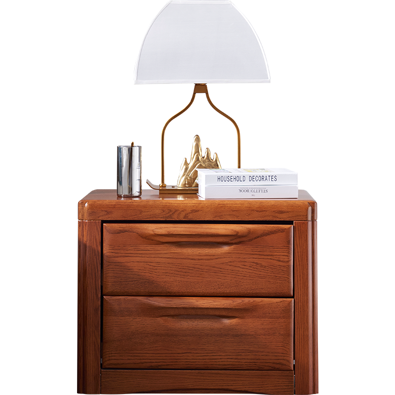 【光明家具】 北美進口紅橡木床頭柜 實木儲物柜 楸木臥室收納柜 GY89-1471-60 【光明家具】 北美進口紅橡木床頭柜 實木儲物柜 楸木臥室收納柜 GY89-1471-60